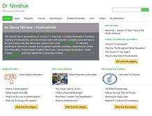 Tablet Screenshot of drnimchuk.com